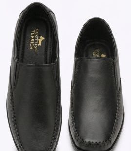 SCOTTICH TERRIER Men's Premium Leather Shoes